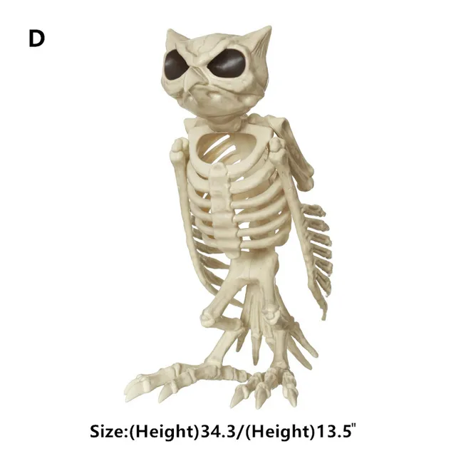 SaiDeKe Home SKELETON CAT HALLOWEEN party favors Decoration Haunted House Scary Party Prop New