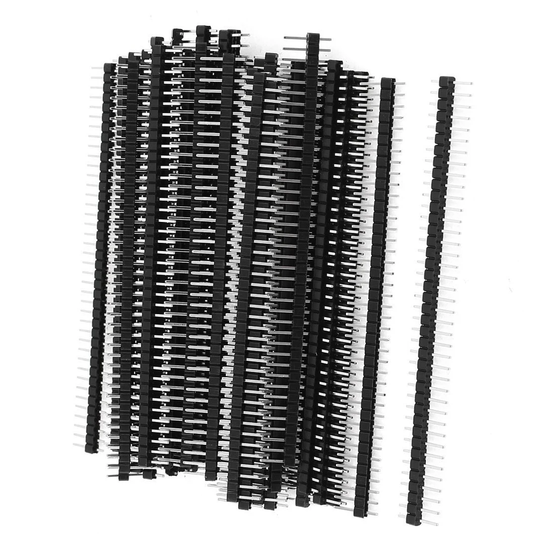 

CNIM Hot 50 Pcs Single Row 40Pin 2.54mm Male Pin Header Connector