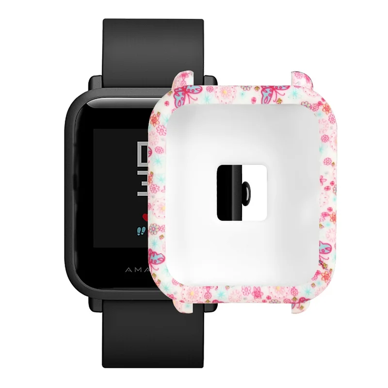 FIFATA, Мягкий Силиконовый протектор для часов Amazfit Bip, камуфляжный чехол, защитная рамка для Huami Amazfit Bip, защитная оболочка - Цвет: 2