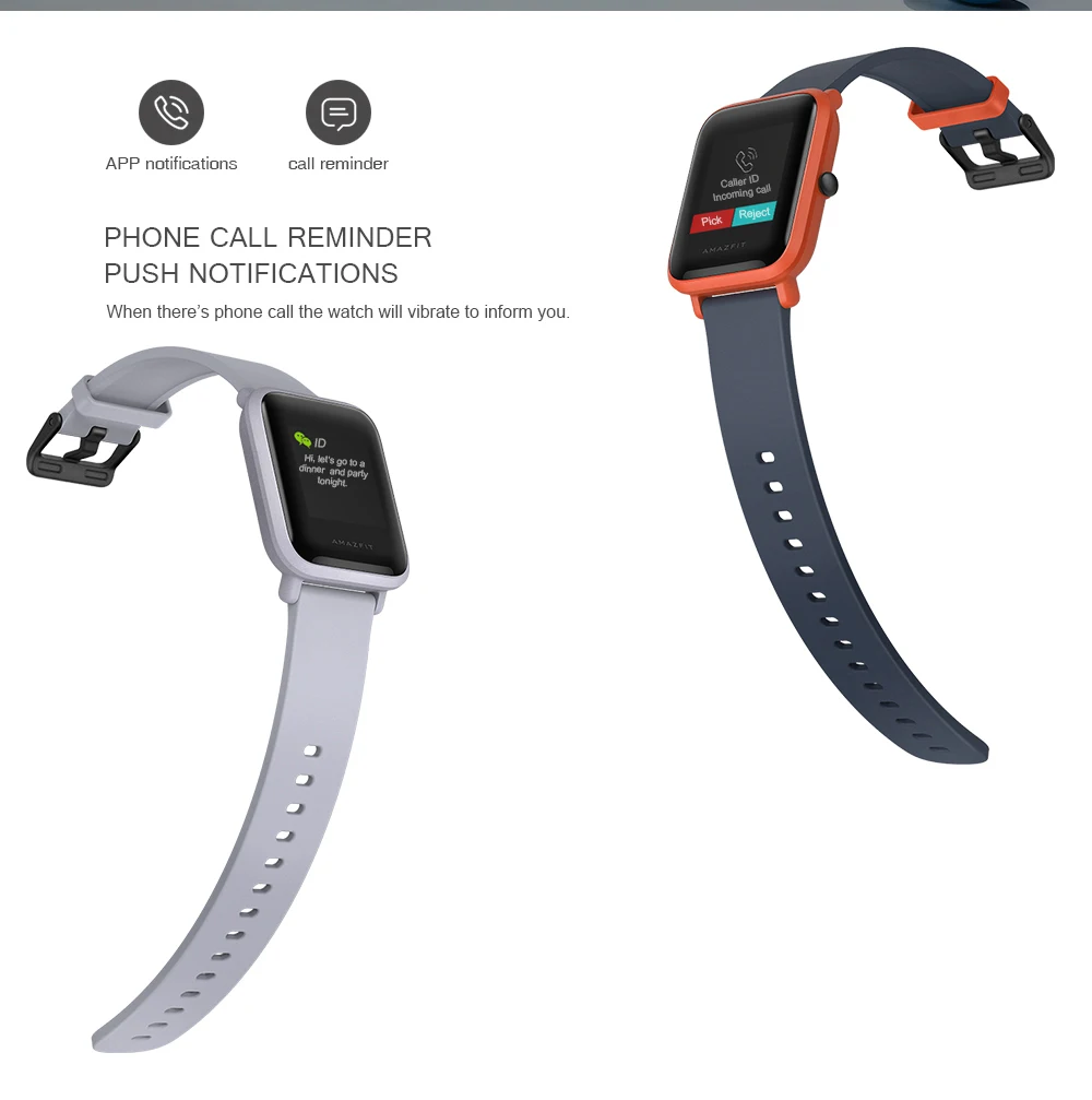 ENGLISH VERSION HUAMI AMAZFIT BIP LITE VERSION SPORTS SMART WATCH BLUETOOTH GPS GLONESS HEART RATE MONITOR 45 DAYS STANDBY 4
