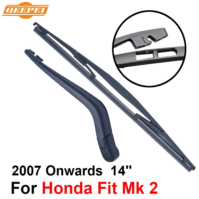 QEEPEI Rear Windscreen Wiper and Arm For Honda Fit Mk 2 2007 Onwards 14