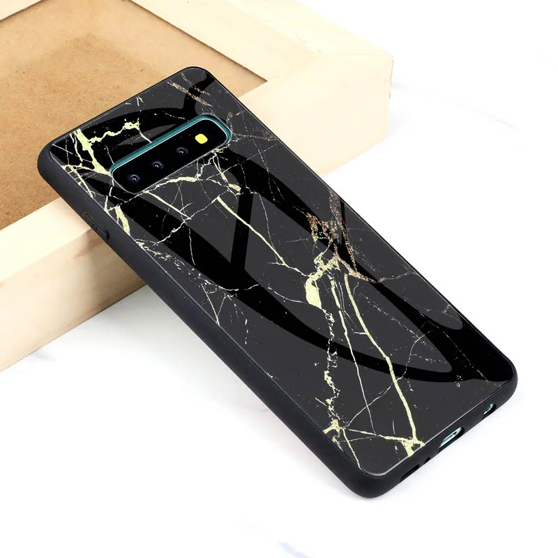 S10 Plus Tempered Glass Case For Samsung Galaxy S10 Casing Cover Marble Pattern Etui Coque For Samsung S10e S10(5G) Case Housing S10 Plus Tempered Glass Case For Samsung Galaxy S10 Casing Cover Marble Pattern Etui Coque For Samsung S10e S10(5G) Case Housing