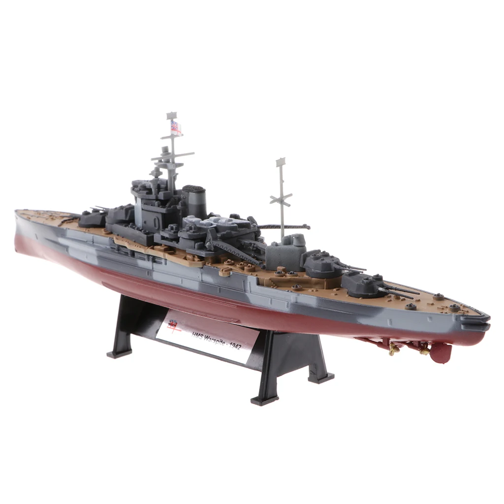 

1:1000 Scale WWII HMS Warspite Diecast Destroyer Army Vehicle Ship Boat Model Toy Showcase Display