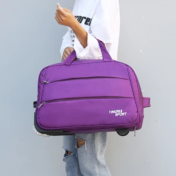 

Travel trolley bag large capacity Oxford cloth luggage bag folding travel bag sports handbag