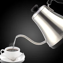 1000 Вт Электрический гусиный носик, электрический чайник, часть из нержавеющей стали, сохранение тепла, капельный электрический чайник для чая, кофе, чайник для воды