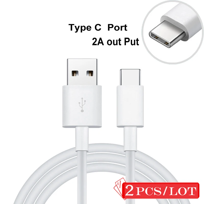 

2PCS USB Cable Faster Charging Wire Type C USB Data Sync Charge Cable For Xiaomi Mi 5 6 5S For Samsung S8 Plus C9 C7 Pro Note8
