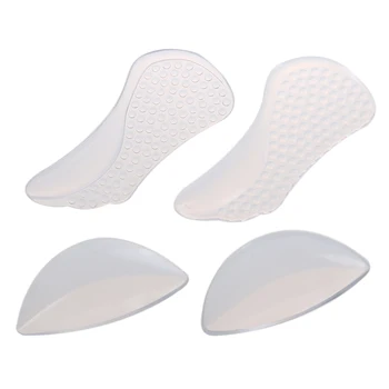 

Fashion Boutique Non-Slip Arch Support Cushions + Adhesive Gel Shoes Insoles for Flat Feet/Fallen Arches