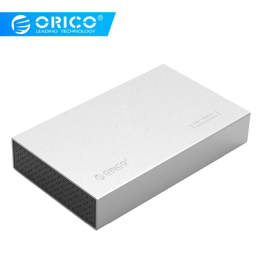 Billig ORICO HDD Fall USB3.0 Aluminium SATA zu USB 3.0 Typ B 3,5 zoll SSD Sata HDD Gehäuse Lagerung