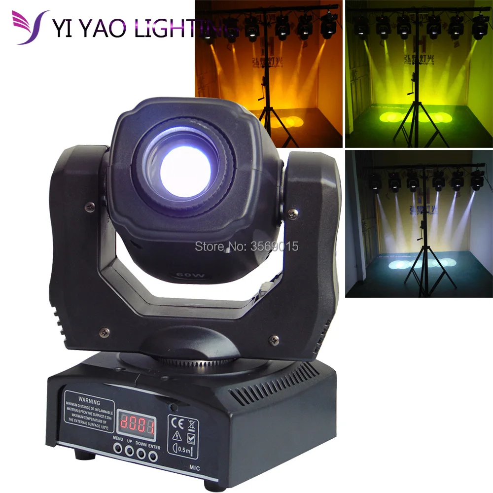 

LED Gobo 60W Stage Lighting DMX512 DJ Party Eyourlife LED Inno Pocket Spot Mini Moving Head Light 60W Spot