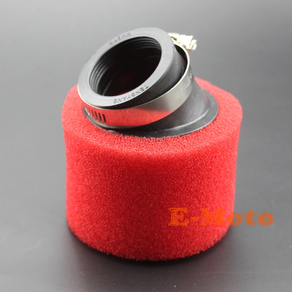 45Mm Doppio Strato Di Spugna Foam Cleaner Per 120 125 140 150Cc Crf Klx Scooter Bike Dirt Pit Atv Rosso