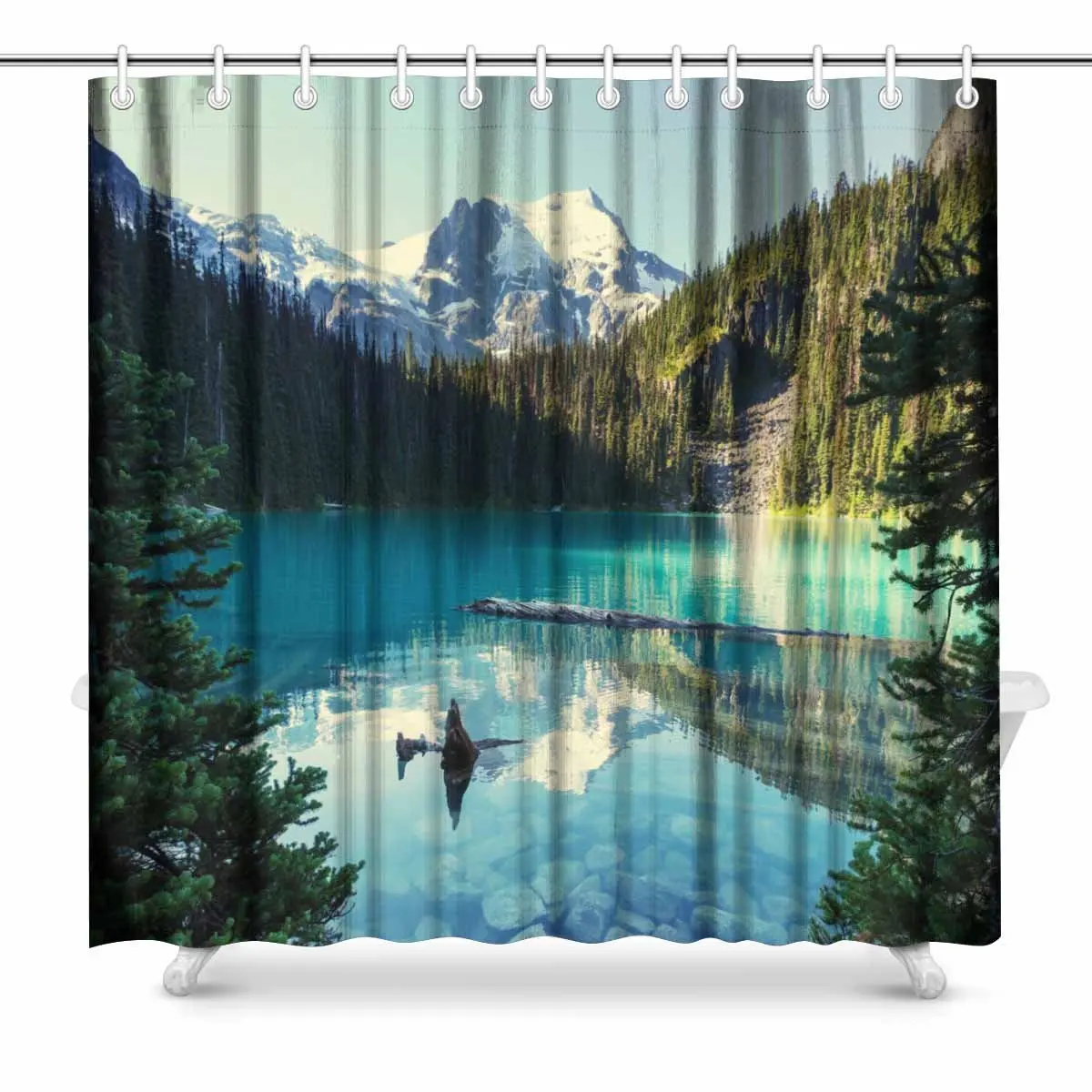 Aplysia Beautiful Joffre Lake in Canada Bathroom Accessories Shower