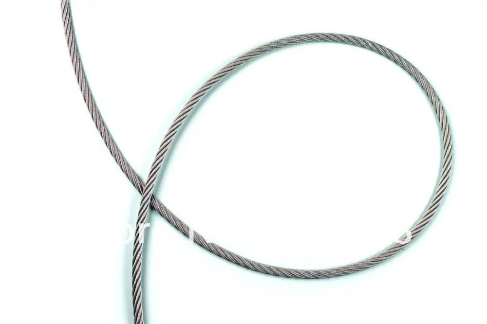 Wkooa 1 мм трос из нержавеющей стали 7x7 конструкция|rope clothing|construction bookrope splice |