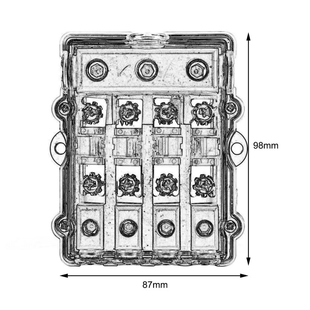 Universal Car Stereo Audio Power Fuse Box Waterproof Blade Fuse Holder Block 1 In 2/3/4 Ways Out Auto Boat Fuse Box Hot Selling-in Fuses from Automobiles ...