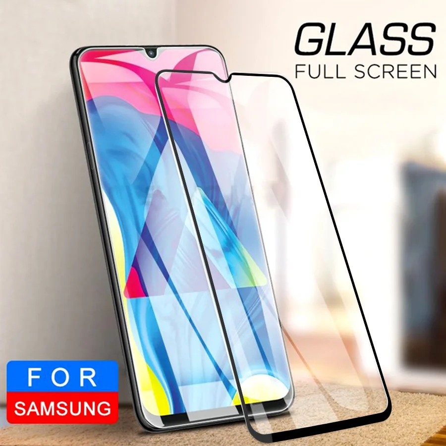 HD-Screen-Protector-Glass-For-Samsung-Galaxy-A30-A50-A6-Plus-A9-A7-2018-M10-M20