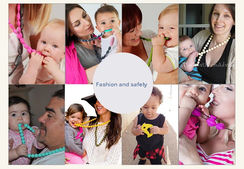 Wholesale 10pc Koala Silicone Baby Teether Animal Bear Bpa Free Newborn Teething Necklace Pendant Accessories DIY Christmas Gift