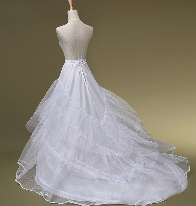 New-2-Hoops-3-Layers-Bridal-Petticoat-Wedding-Dress-Underskirt-Crinoline-Jupon-Wedding-Accessories (3)