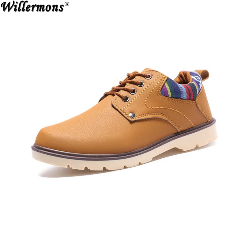 Spring & Autumn Men's Vintage Fashion Casual PU Moccasin Leather Flats Shoes Men Retro Oxfords Shoes Chaussures Hombre