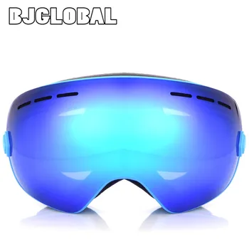 

BJGLOBAL Motocross Ski Goggle Double Lens UV400 Anti-fog Glasses Flexible Skiing Snow Snowboard Goggles Motorcycle Goggles