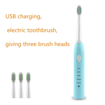 

Sonic Electric Toothbrush Upgraded Adult Waterproof Ultrasonic Automatic Toothbrush USB Rechargeable Healthy Best Gift Home Use