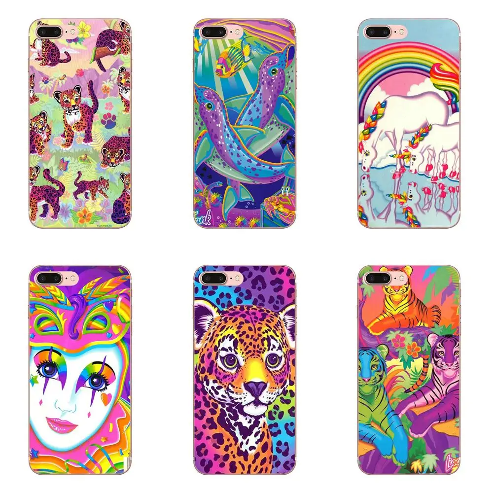 Colors Lisa Frank Tiger Horse Dog Cat For Galaxy A3 A5 A7 On5 On7 2015 2016 2017 Grand Alpha G850 Core2 Prime S2 I9082 | Мобильные
