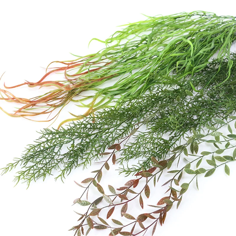JAROWN Artificial Plants Simulation Seaweed Plants Fake Pine Needle For Wedding Home Veranda Decoration Accessories (22)