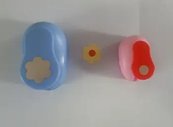 

2pcs(2.5cm flower and 1.0cm circle) craft Punch set Craft Scrapbooking school Paper Puncher eva hole punch free shipping