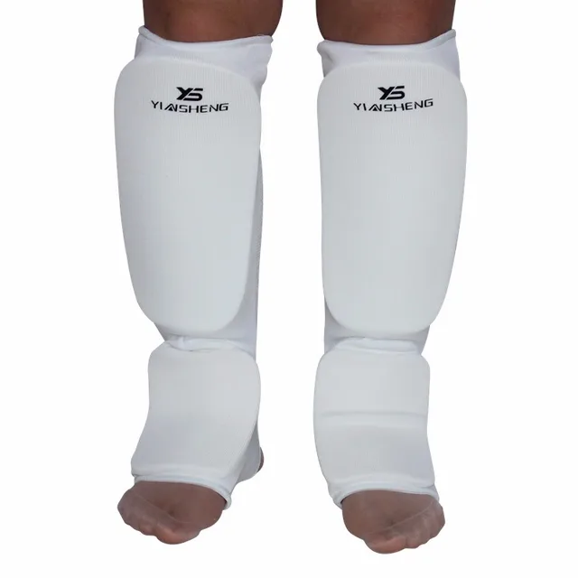 Elastic Cotton EVA Adult Kids Karate Kick boxing MMA Shin Guards Pads