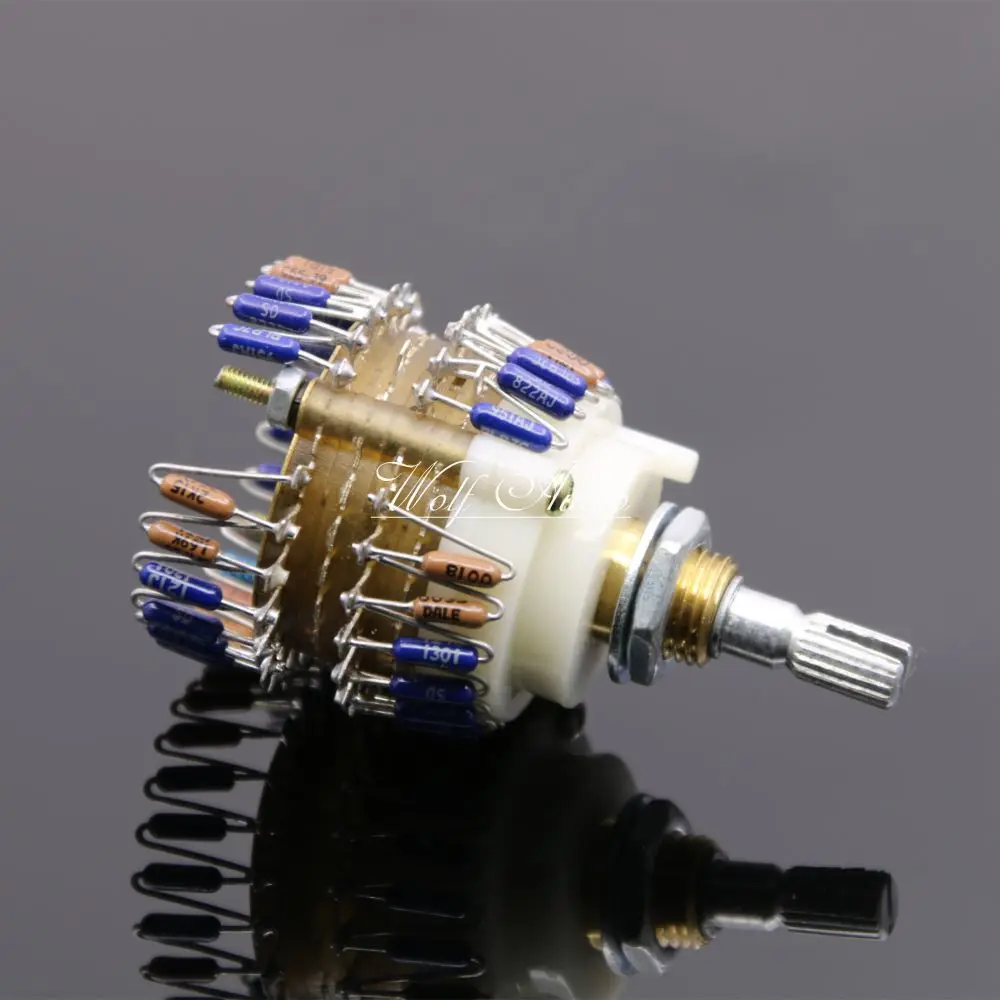 1pcs Assembled Dale 23 Step Attenuator Two channel Volume Potentiometer