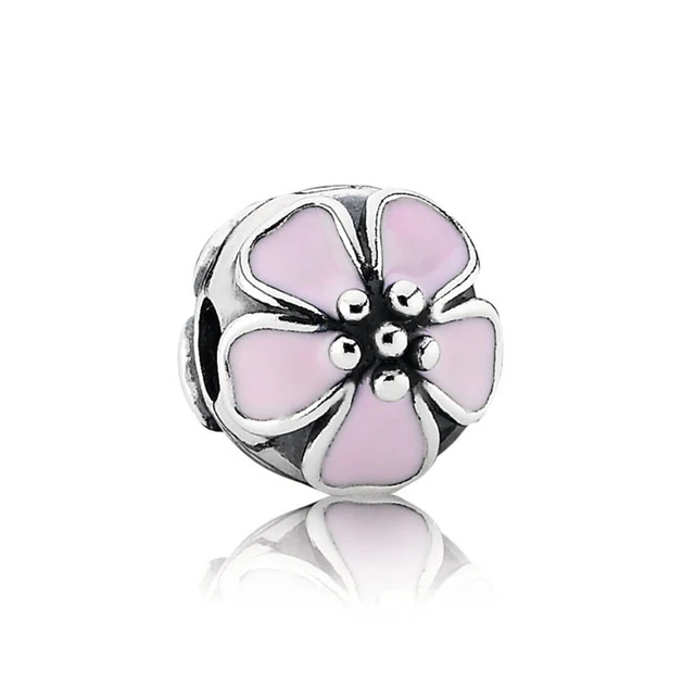 

100% 925 1:1 True Silver Jewel Sterling Cerejera Flower Rose Tape Diy Pulse 791041en40 Original Marriage Of Vintage Women