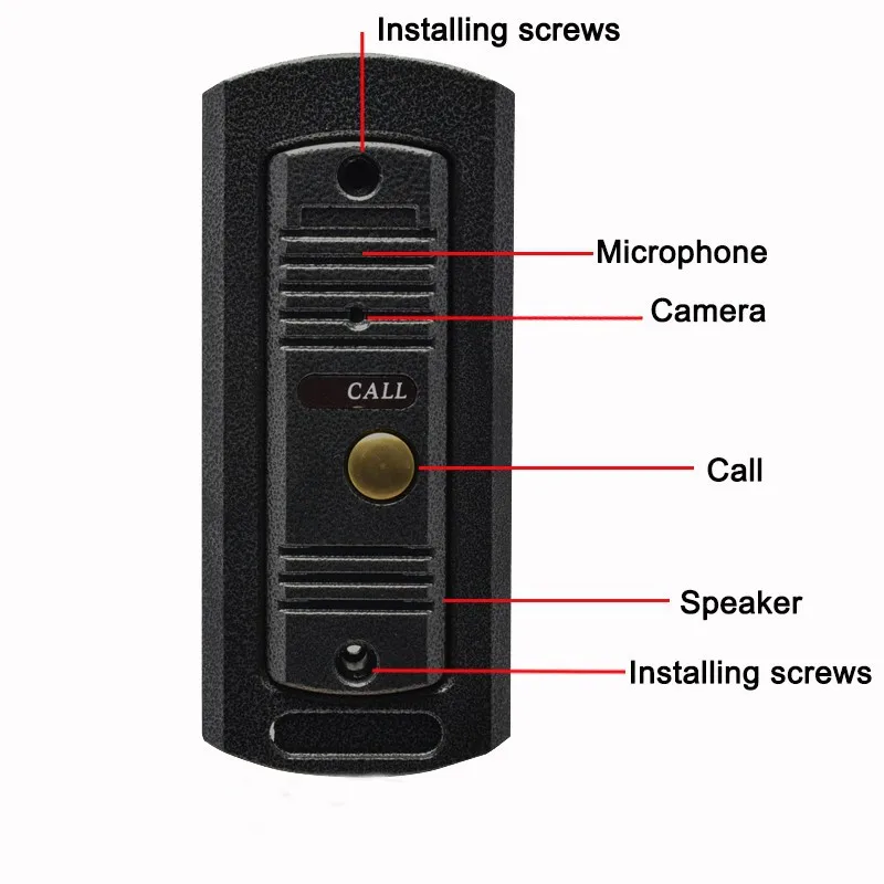 Продукт 7 дюймов монитор видео дверной звонок Домофон с WI-FI приложения для телефона управление Функция безопасности камера дверной звонок для дома
