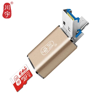 

Kawau 3.0 OTG Card Reader High Speed Mini Adapter with Micro SD Card / TF Card Slot C326 Memory Card Reader for Mobile Phone