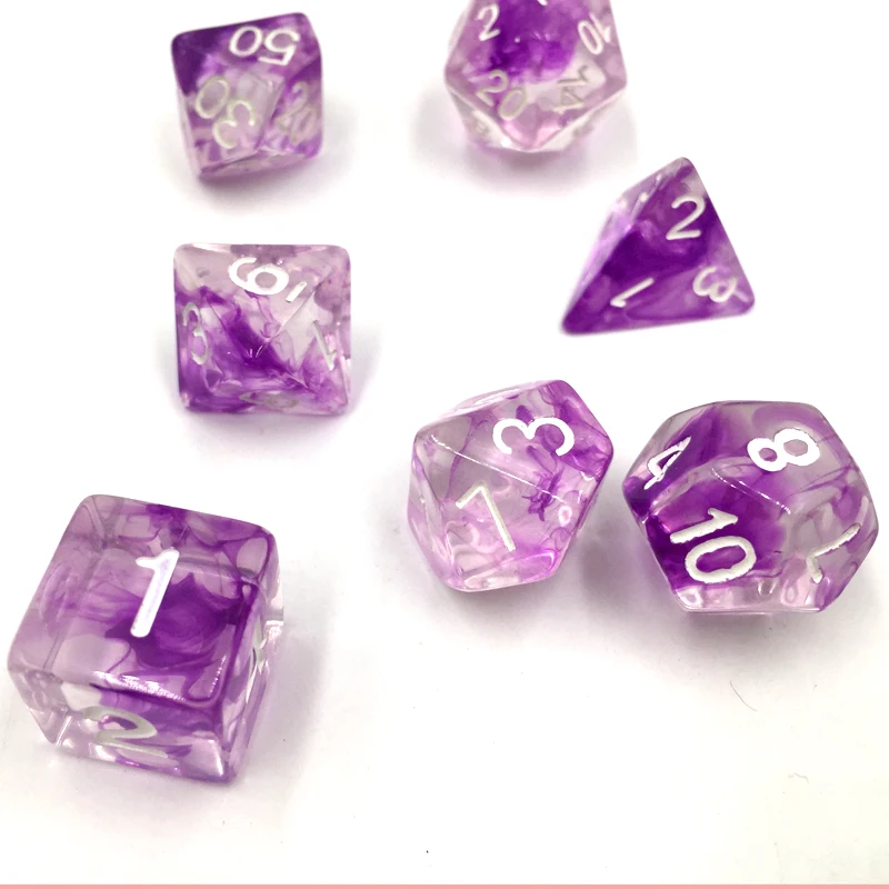 Rollooo Nebula Dice 7 шт./компл. D4 D6 D8 D10 D % D12 D20|Кубики| |
