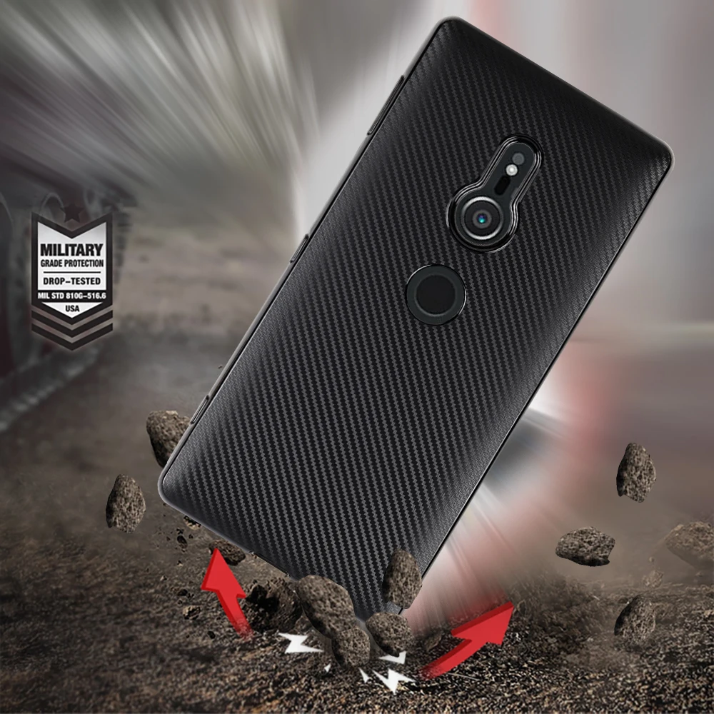 

sFor Cover Sony Xperia XZ2 Case for Sony Xperia XZ2 Soft Rubber Silicone Armor Phone Shell Bumper Phone Case for Sony Xperia XZ2