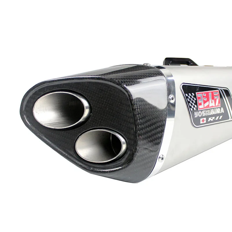 Akrapovic Moto Universel Tubo De Escape Мотоцикл выхлопная труба с двойным отверстием дБ убийца
