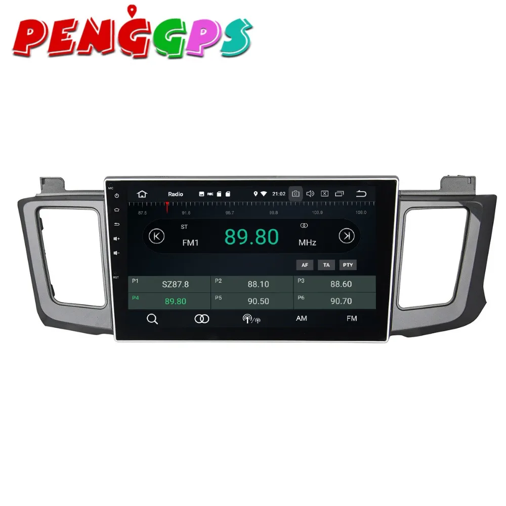 10 1 дюймов Android 8 0 7 Автомагнитола Стерео gps для Toyota RAV4 2012 2013 2014 2015 RAV 4 без