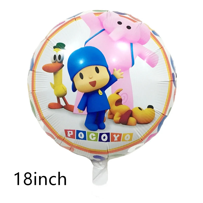1 шт. Pocoyo Фольга воздушные шары мультфильм Baby Shower счастливые День рождения