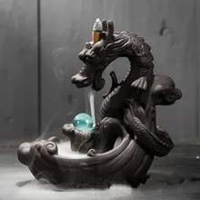 

Dragon Incense Burner Ceramic Backflow Incense Burner Creative Home Decor Dragon Incense Holder Censer W $