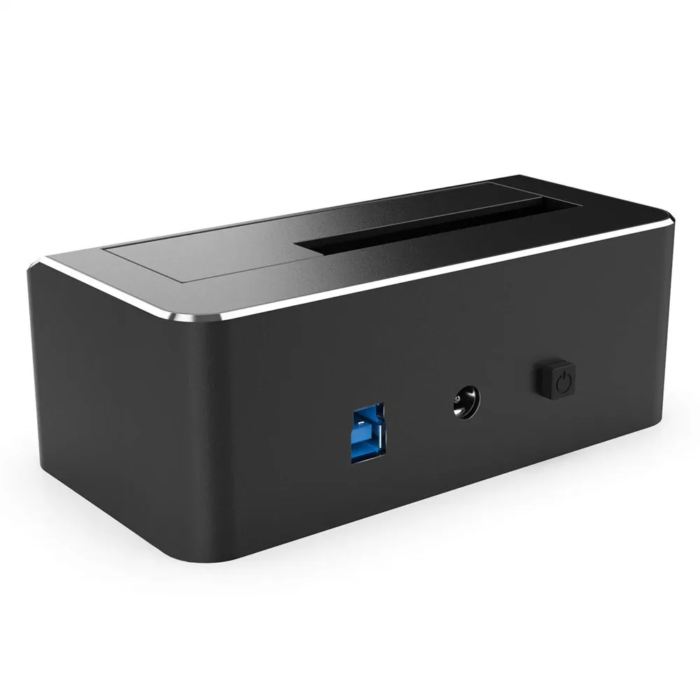 external hard drive box External 2.5"/3.5" USB 3.0 5Gbps SATA Hard Drive Docking Station HDD SSD Box With 2 x USB 3.0 Hub TF/SD Card Reader Support UASP hard disk box 3.5