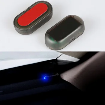 

Car Fake Security Light Solar Powered Simulated Dummy Alarm Wireless Warning Anti-Theft Caution Lamp For Hyundai Solaris