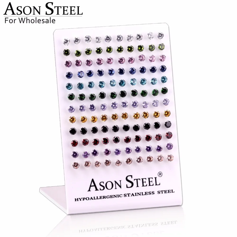 Очаровательная красочная женская модель ASON STEEL 316L из нержавеющей стали подарок