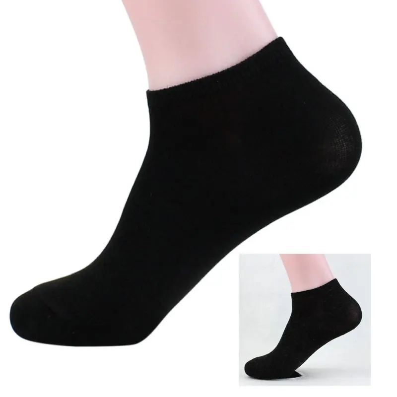 mens black ankle socks