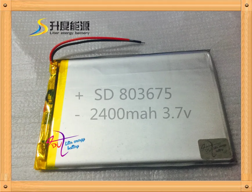 

SD 803675 trimble gps battery 3.7v 2400mah polymer battery