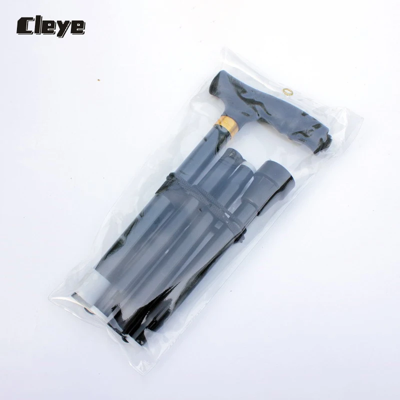 Cleye nueva llegada hombre senderismo caña de Anti-Slip caña ancianos telescópica ajustable caminando Camping viaje porra