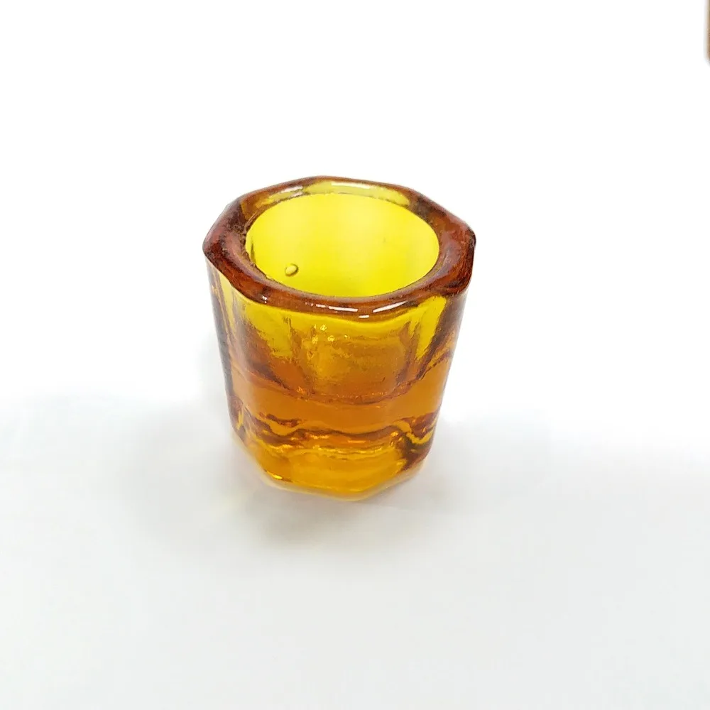 

Dental Octagonal Stirring Cup Glass Cup Mixing Bowl Dappen Dish