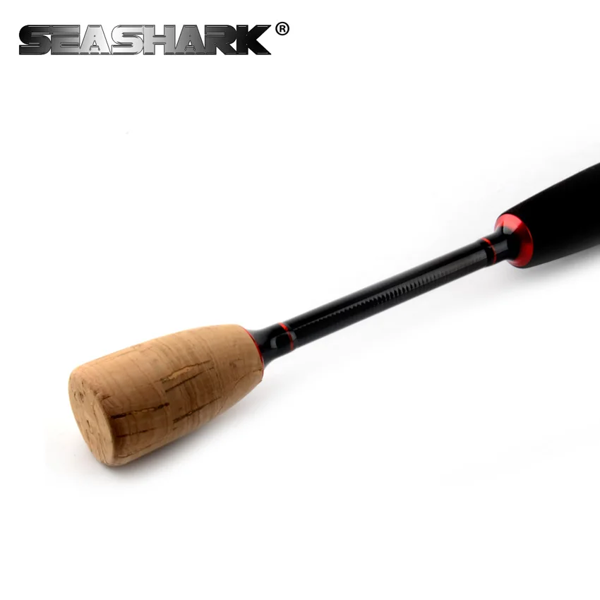 Seashark 1.91 м углерода ul спиннинг 2 раздела линии Вес 4 7lb приманки 1 6 г Baitcasting Рыбалка