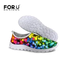 FORUDESIGNS/; стильная женская Повседневная дышащая обувь из сетчатого материала; женская обувь без застежки; маокасины на плоской подошве; женская обувь на плоской подошве