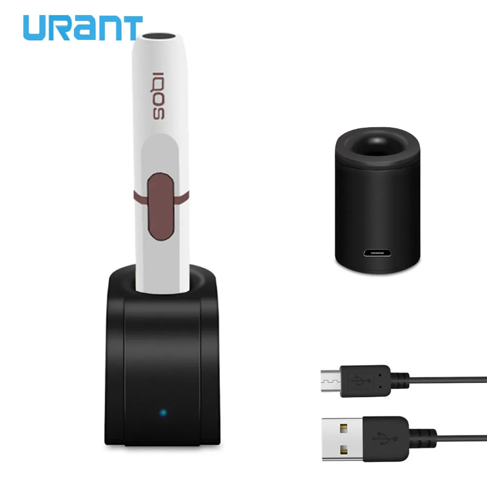 

URANT IQOS Charger For IQOS 2.4 Plus Universal iqos II III Portable Chargers with USB Cable Desk charger for Home Car Travelling
