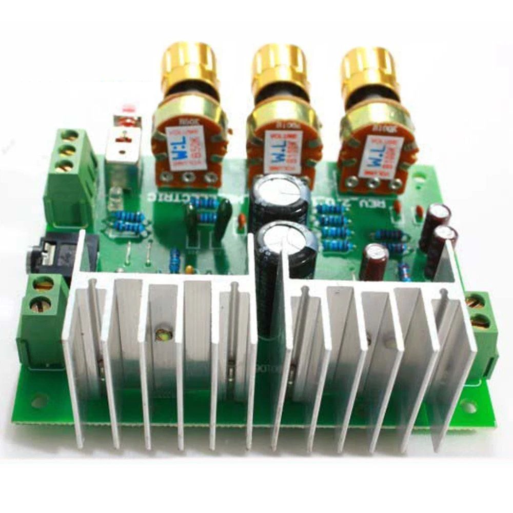

Free Shipping 12V 30W DIY TDA2030A Dual Track Power Amplifier Board Kit