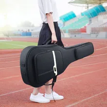 Новинка, 41 дюймов, сумка для гитары в народном стиле, чехол для переноски, водонепроницаемый, противоударный, утолщенный, сумки для акустической гитары в народном стиле, рюкзаки, двойные плечевые ремни