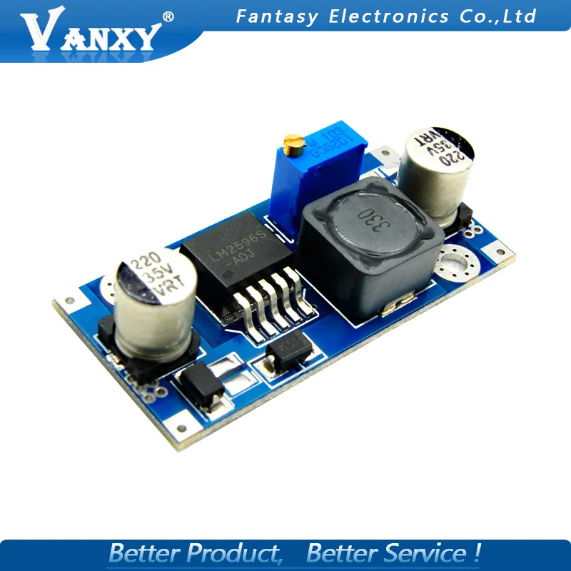 5 шт DC DC Step Down модуля преобразователя LM2596 DC Регулируемый ...